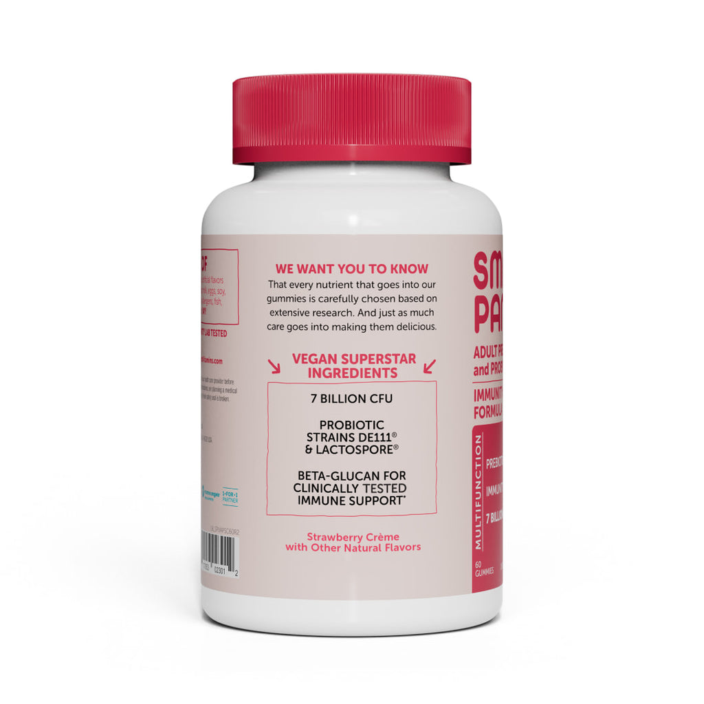 SmartyPants Vitamins: Adult Prebiotic And Probiotic Immunity Formula ...